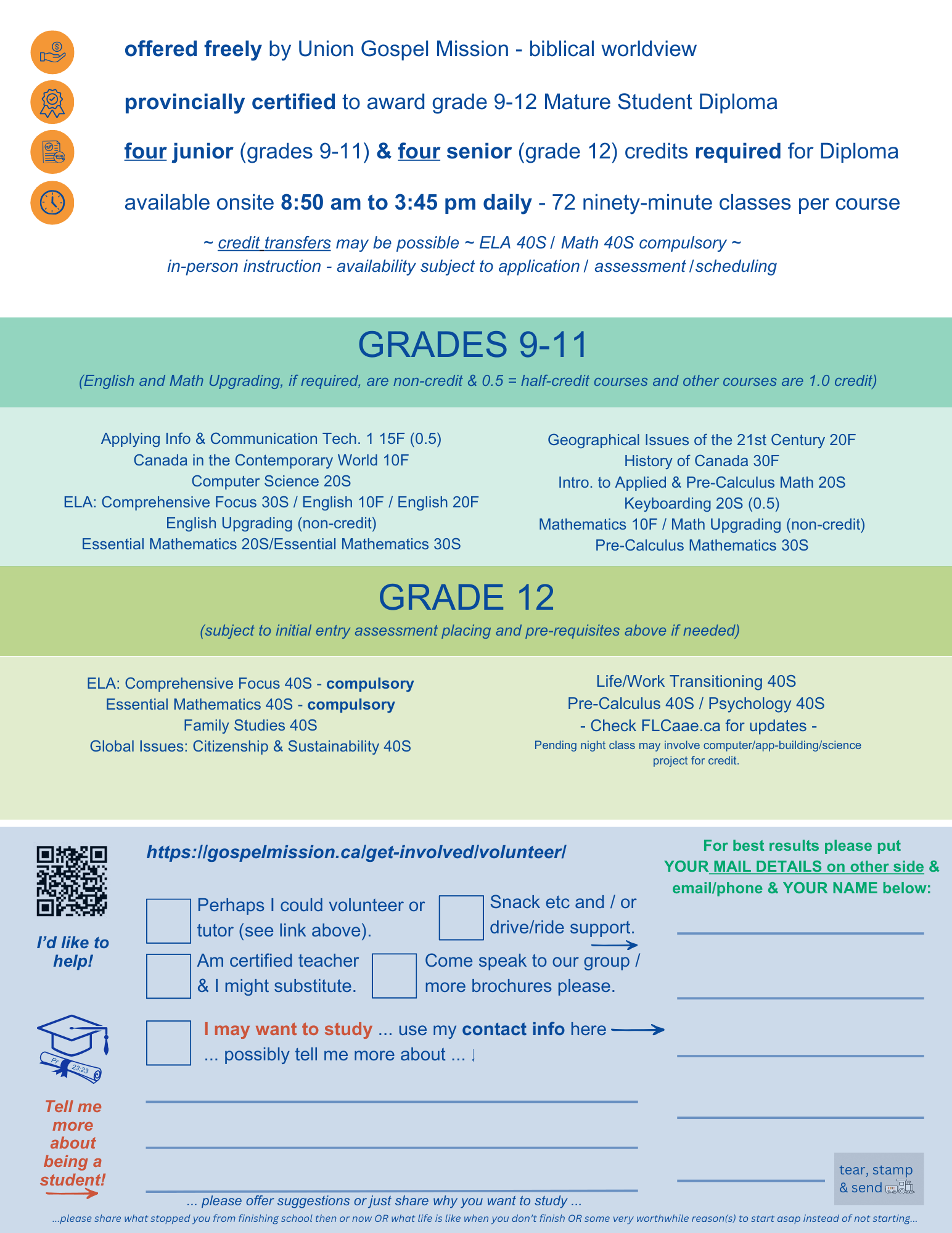 inside of brochure - for related information click home page overview audio file